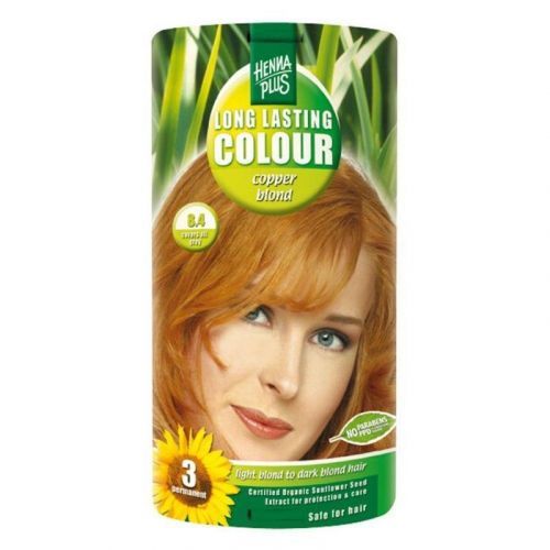 HennaPlus Dlouhotrvající barva na vlasy 100 ml (Long Lasting Colour) 8.4 Měděná blond