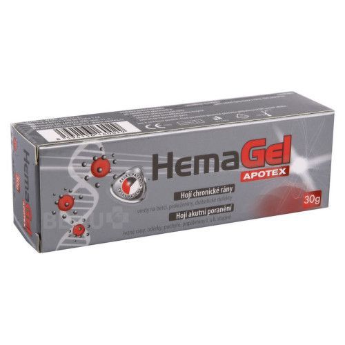 HemaGel Hydrofilní gel na rány 30 g