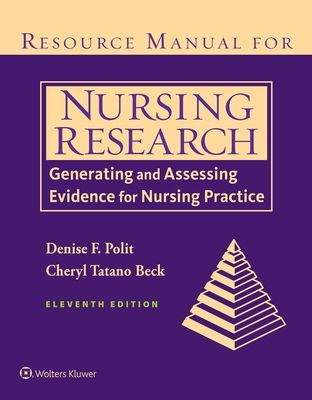 Resource Manual for Nursing Research - Generating and Assessing Evidence for Nursing Practice (Polit Denise)(Paperback / softback)