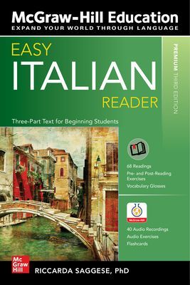 Easy Italian Reader, Premium Third Edition (Saggese Riccarda)(Paperback / softback)