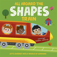 All Aboard the Shapes Train (Sims Sean)(Paperback / softback)