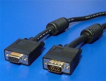 VGA kabel prodlužovací M/F 20m stíněný Ferrity