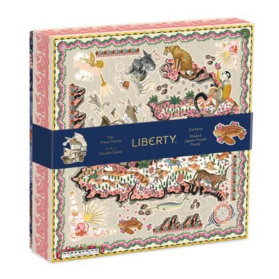 Liberty London Maxine 500 Piece Double Sided Puzzle With Shaped Pieces(Jigsaw)