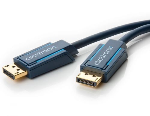 ClickTronic HQ OFC kabel DisplayPort, zlacené kon., 3D, 7,5m