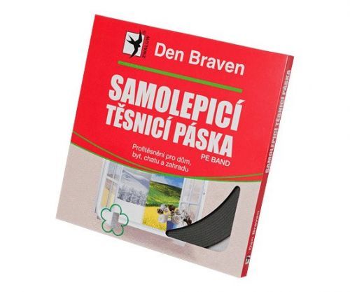 Samolepicí těsnicí páska do oken a dveří ŠEDÁ (9x3mm)