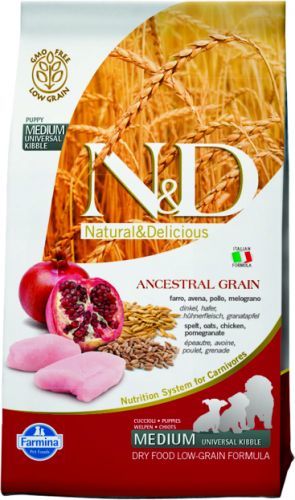 Granule N&D Low Grain DOG Puppy Chicken & Pomegranate 12kg