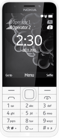 Nokia 230 Dual SIM bílý