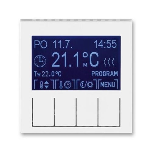 Termostat univerzální programovatelný LEVIT bílá/ledová bílá 3292H-A10301 01
