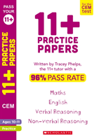 11+ Practice Papers for the CEM Test Ages 10-11 (Phelps Tracey)(Paperback / softback)