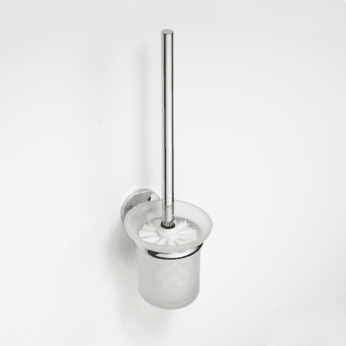 SAPHO OMEGA WC štětka nástěnná, miska mléčné sklo, chrom ( 104113012 )