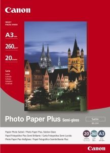 Canon SG-201A3 Paper Plus Semi Gloss A3, 20 listů, 260g/m2, pololesk.