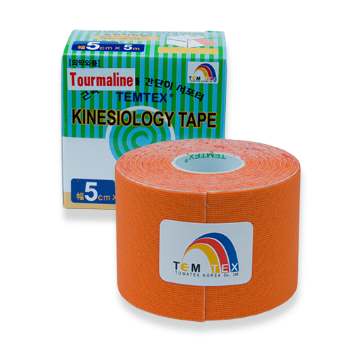 Tejpovací páska TEMTEX Kinesio Tape Tourmaline 5 cm × 5 m růžová