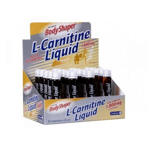 L-Carnitine Liquid, L-carnitin koncentrát, spalovač tuku, ampule 25 ml, Weider - Citrus