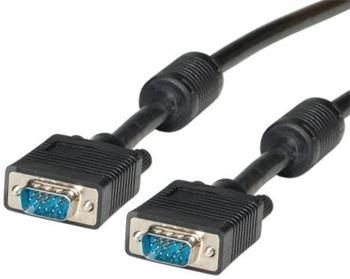 VGA kabel propojovací M/M 10m stíněný Ferrity