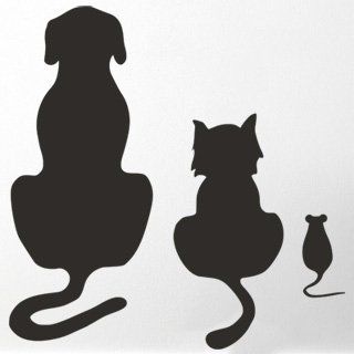 Kočka a pes 002 - 60x62cm