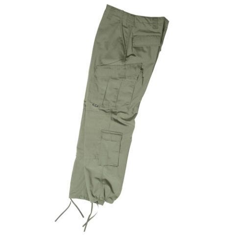 Kalhoty bojové šikmý střih kapes US ACU RipStop Teesar® Oliv Velikost: S