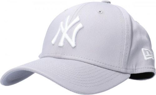 Kšiltovka New Era League Basic New York Yankees Grey/White 39THIRTY Stretchfit M/L