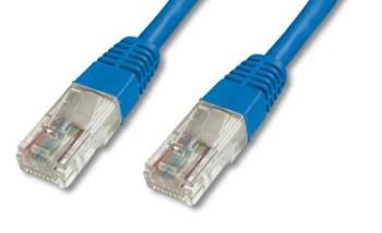 Eth Patch kabel c5e UTP  0 5m BLUE