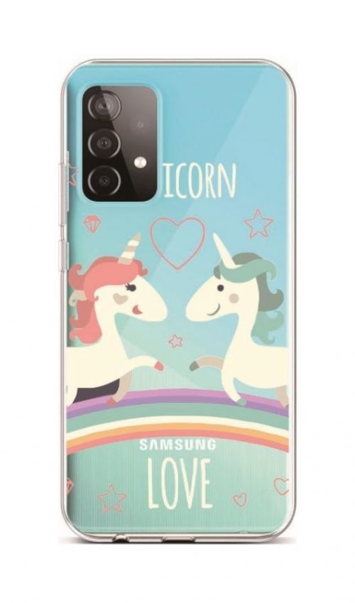 Kryt TopQ Samsung A52 silikon Unicorn Love 55780