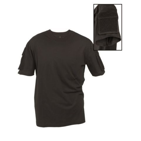 Triko 24-7 TACTICAL krátký rukáv ČERNÉ
