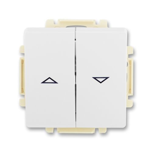 ABB Swing (L) žaluziové tlačítko jasně bílá 3557G-A88340 B1