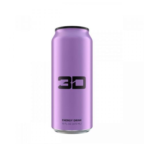 3D Energy Drink 473 ml hrozny - 3D Energy