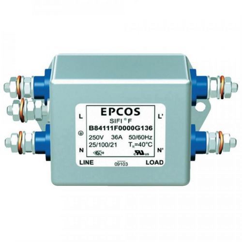 Síťový filtr, EMC B84111A0000B110 0.82 mH 250 V 2 x 10 A, Epcos