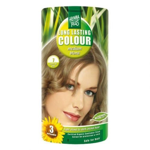 HennaPlus Dlouhotrvající barva na vlasy 100 ml (Long Lasting Colour) 7 Sytá blond