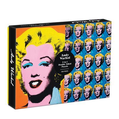 Warhol Marilyn 500 Piece Double Sided Puzzle (Galison)(Jigsaw)