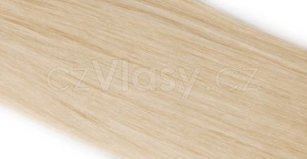 Asijské vlasy zakončené do trubičky odstín 613 Délka: 46 cm; Hmotnost: 0,5 g/pramínek; REMY kvalita