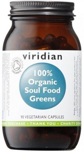 Viridian 100% Organic Soul Food Greens 90 kapslí
