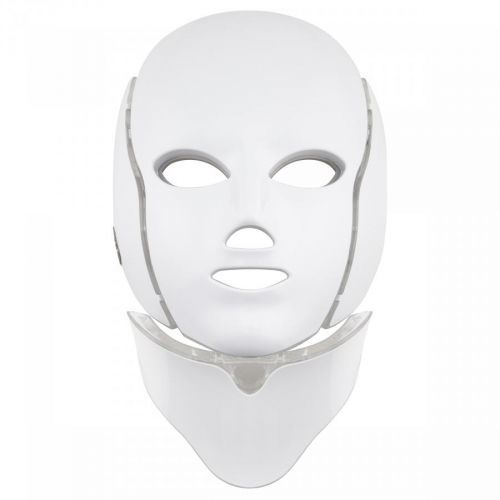 Palsar7 Ošetřující LED maska na obličej a krk bílá 1ks