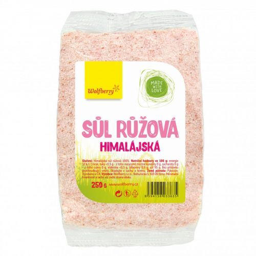 Himalájská růžová sůl 1000 g - Wolfberry