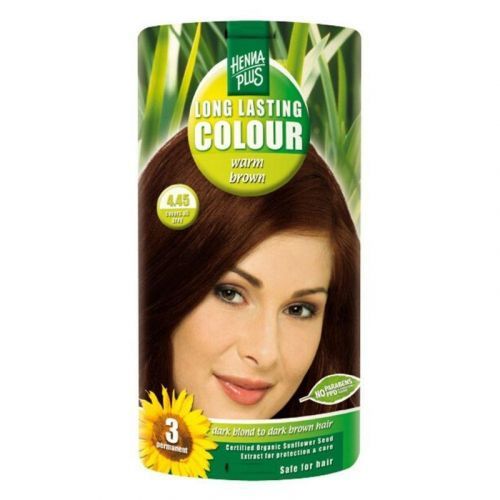 HennaPlus Dlouhotrvající barva na vlasy 100 ml (Long Lasting Colour) 4.45 Hřejivě hnědá
