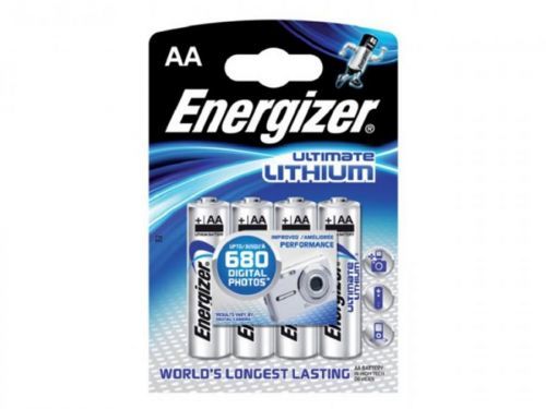 Baterie Energizer Ultimate Lithium AAA, LR03, mikrotužková, 1,5V, blistr 4 ks