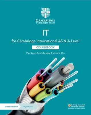 Cambridge International AS & A Level IT Coursebook with Digital Access (2 Years) (Long Paul)(Mixed media product)