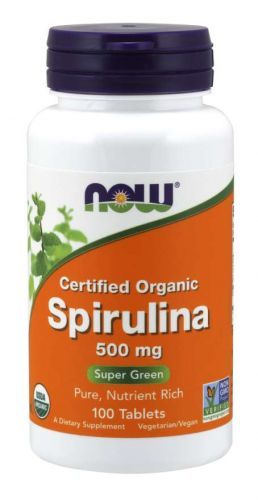 Spirulina 500 mg 200 tab. - NOW Foods