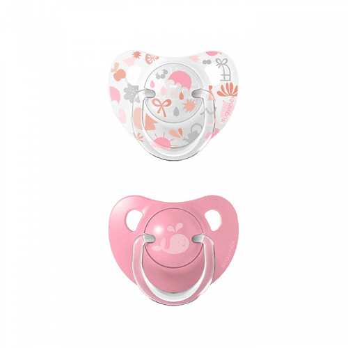 Suavinex Dudlík Memories 18m+, anatomický, latex, růžová 2ks