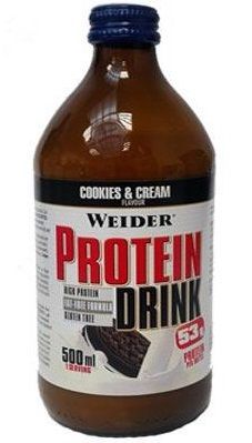 Protein Drink, proteinový nápoj RTD, 500ml, Weider - Čokoláda