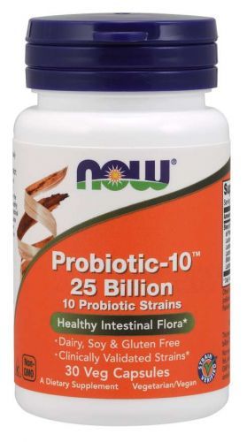 Probiotikum -10™ 100 kaps. - NOW Foods