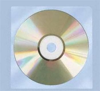 Foliová pošetka na CD 8cm 2x lepení !!!