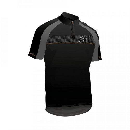Cyklistický dres KELLYS PRO SPORT černo-oranžová - S