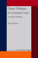 Great Debates in Contract Law (Morgan Jonathan)(Paperback / softback)