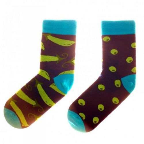 Skarpol Funny 80 hrášek Ponožky 45/47 tmavě modrá