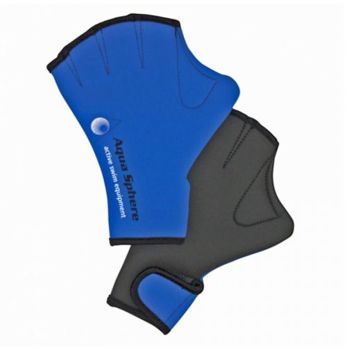 Plavecké rukavice Aqua Sphere Aquafitness M, modrá