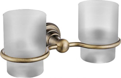 SAPHO DIAMOND dvojitá sklenka, tmavý bronz ( 1318-05 )