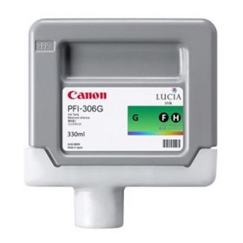 Canon originální ink PFI306G, green, 330ml, 6664B001, Canon iPF-8300