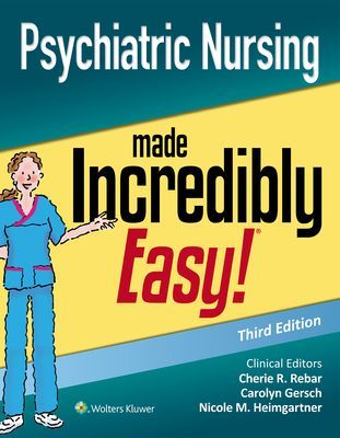 Psychiatric Nursing Made Incredibly Easy (Rebar Cherie R.)(Paperback / softback)