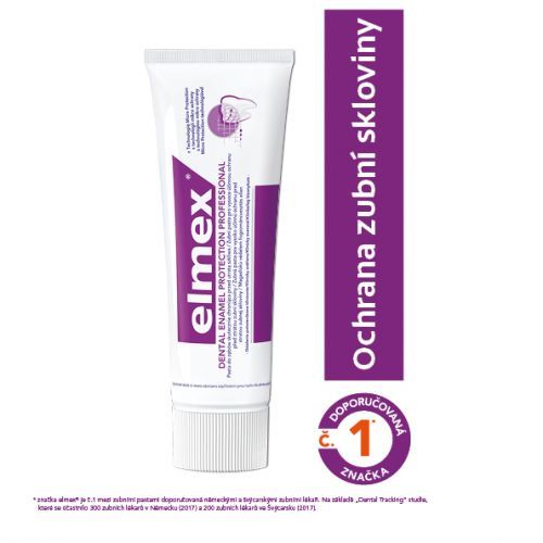 Elmex Zubní pasta posilující zubní sklovinu (Dental Enamel Protection Professional) 75 ml - SLEVA - poškozená krabička