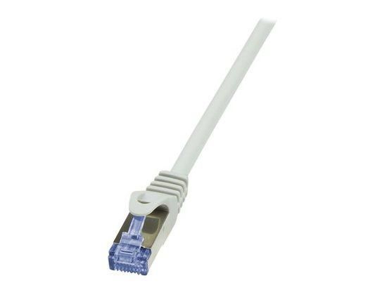 LOGILINK - Patch kabel Cat.6A 10G S/FTP PIMF PrimeLine 15m šedý